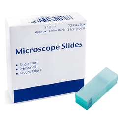 Med Vet International Microscope Slide Frosted, 1440 slides, 20 boxes