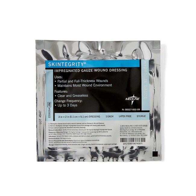 Med Vet International Skintegrity Hydrogel Impregnated Gauze Wound