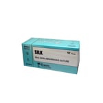 Med Vet International Oasis Silk Suture, Size 6-0, with NC-3 Needle, 12/Box