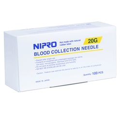 Med Vet International&nbsp;Nipro Needle, 21G X 1in, Blood Collection, 100/Box, NM+21G25