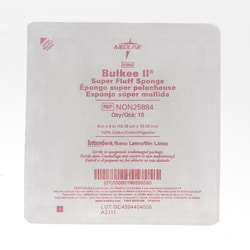 Med Vet International Sterile Bulkee Super Fluff Sponge, 10'S, 4