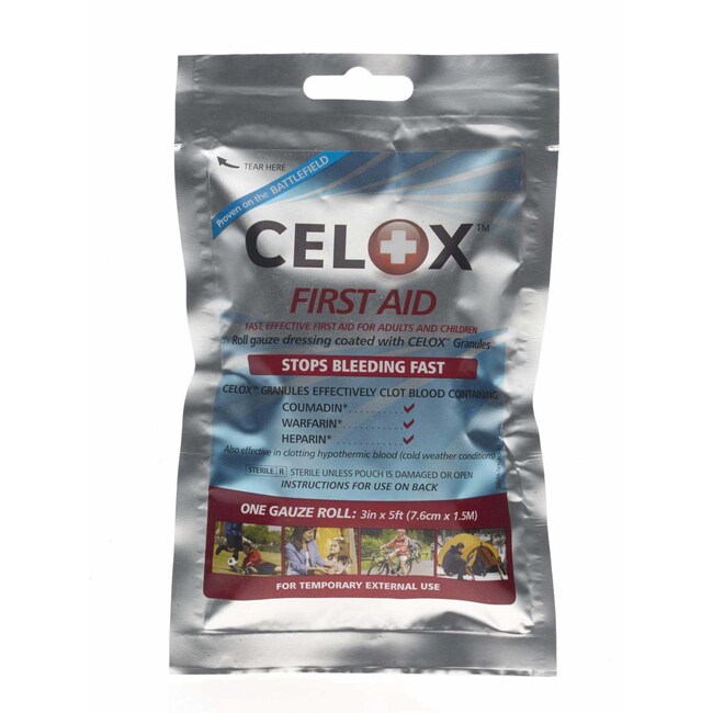 Med Vet International Celox Hemostatic Gauze Roll, Each, Quantity Each