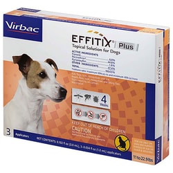 Med Vet International Effitix Plus Topical Solution For Dogs And Puppies 11 To 22.9 Pounds
