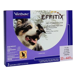 Med Vet International Effitix Topical Solution For Dogs, 23-44.9 Lbs, 3