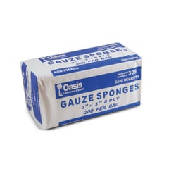 Med Vet International Gauze Sponges, 3 in x 3 in, Non-Sterile, 8-Ply, 200/pkg