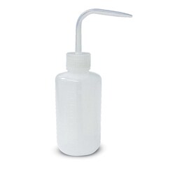 Med Vet International Plastic Boston Round Wash Bottle, 250ml, 10/Box,