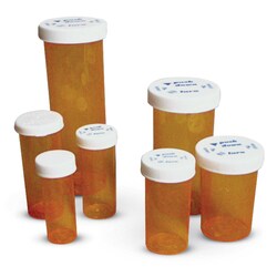 Med Vet International Amber Prescription Vial, 20 Dram, 400/Case, Quantity: