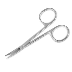Med Vet International Iris Scissors, 3.5"", Curved, Sharp/Sharp Tip, German