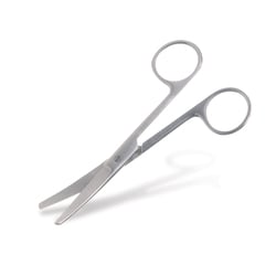 Med Vet International Or Scissors 5.75in, Curved/ Blunt/Blunt, Von Klaus German Surgical Steel