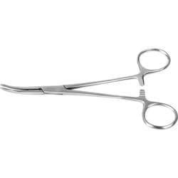 Med Vet International&nbsp;6.25-in Von Klaus Kelly-Rankin Forceps, Curved, German Surgical Steel