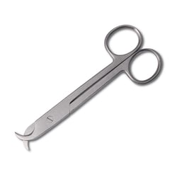 Med Vet International&nbsp;White Toenail Scissors, 4.75 in, Von Klaus German Surgical Steel