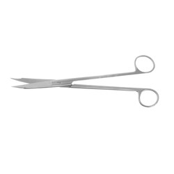 Med Vet International Martin Cartilage Scissors, 8"", Curved, German Grade,