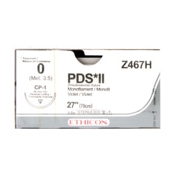 Med Vet International Ethicon PDS II Suture, Size 0, CP-1, 27