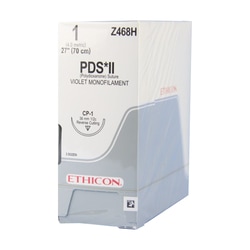 Med Vet International Ethicon PDS II Suture, Size 1, CP-1, 27"", 36/Box,