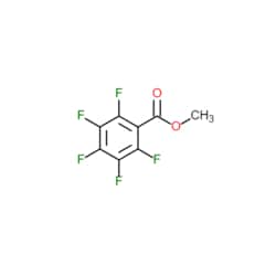Matrix Scientific&nbsp;METHYL PENTAFLUOROBENZOATE  MF C8H3F5O2 MW 226.10 CAS 36629-42-2 MDL MFCD00012172 QTY 25 UOM G