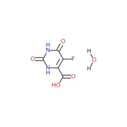 Matrix Scientific 5-FLUOROOROTIC ACID MONOHYDRATE MF C5H5FN2O5 MW 192.10