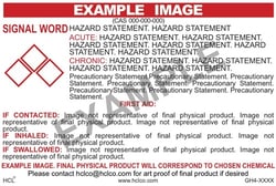 HCL Labels Denatured Alcohol GHS Label - 2"""" x 3"""" Adhesive Vinyl (Pack