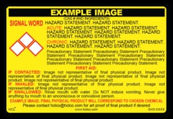 HCL Labels Custom GHS Label - 2" x 3" - Classic GHS (Pack of 25), Quantity: