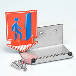 HCL Labels Hands-Free Foot Operated Lab/Restroom Door Opener - Door Opener