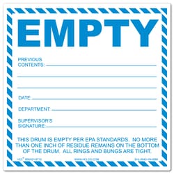 HCL Labels Personalized Empty Label - 4" x 4" - Pack of 50, Quantity: Pack