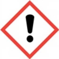 HCL Labels Exclamation Mark Pictogram GHS Symbol - 2" x 2" Adhesive Vinyl
