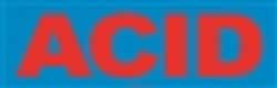 HCL Labels Acid Cabinet Sign - 3.5" x 11" Adhesive Vinyl, 1EA, Quantity: