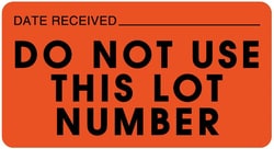 Veriad&nbsp;Quality Control Label, 3