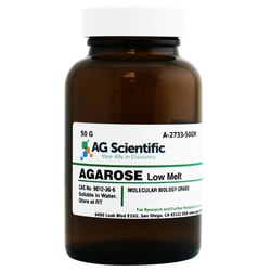 AG Scientific Inc Agarose, Low Melt, 50 G