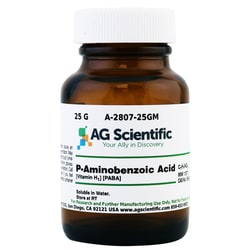 AG Scientific Inc p-Amino Benzoic Acid 25 G, Quantity: Each of 1