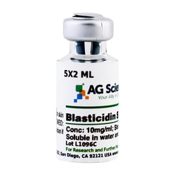 AG Scientific Inc Blasticidin S HCl Sol, 5X2 ML, Quantity: Pack of 5