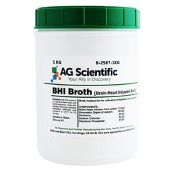AG Scientific Inc BHI Broth, Powder, 1 KG, Quantity: Each of 1