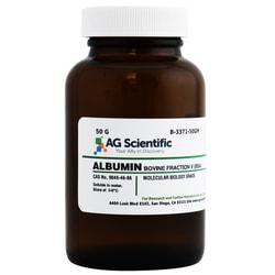 AG Scientific Inc Bovine Serum Albumin, 50 G, Quantity: Each of 1