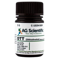AG Scientific Inc Dithiothreitol, DTT, 5 G, Quantity: Each of 1