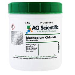 AG Scientific Inc MgCl2 Hexahydrate, 1 KG, Quantity: Each of 1