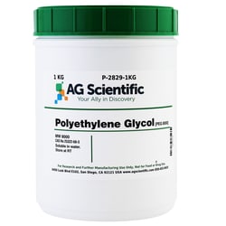 AG Scientific Inc PEG 8000, 1 KG, Quantity: Each of 1