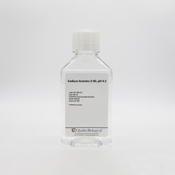 Quality Biological Inc Sodium Acetate (3 M), pH 4.5, 500 mL, Quantity: