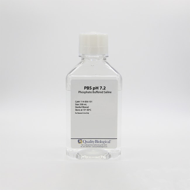 Quality Biological IncPBS pH 7.2, CS 10 X 500 mL Fisher Scientific