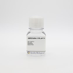 Quality Biological Inc HEPES Buffer (1 M), pH 7.3, 100 mL, Quantity: Each