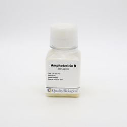 Quality Biological Inc Amphotericin B 250g/ml 50ML, Quantity: Each of 1