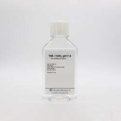 Quality Biological Inc TBS 10X pH 7.4, CS 10 X 500 mL, Quantity: Case of