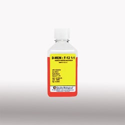 Quality Biological Inc DMEM:F-12 (1:1) with L-Glutamine, 500 mL, Quantity:
