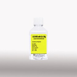 Quality Biological Inc DPBS 1X with Calcium and Magnesium, 500 mL, Quantity:
