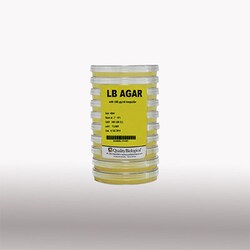 Quality Biological Inc LB Agar with 100 g/mL Ampicillin, CS 100 X 40 mL,