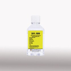Quality Biological Inc SDS 20%, 500 mL, Quantity: Each of 1
