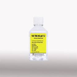 Quality Biological Inc TBS HCl (10X), pH 7.2, 500 mL, Quantity: Each of