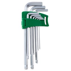 Accuflow Systems 9 pc Long Metric Ball End Hex Key Set