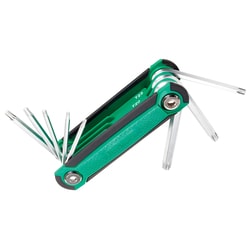 Accuflow Systems 8 pc Star Folding Key Wrench Set, Quantity: Each of 1