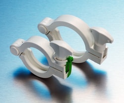 Accuflow Systems Reinforced nylon sanitary 0.75" Bio-Clamps 10 pack, Quantity: