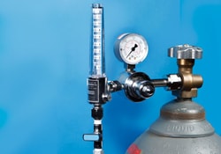 Euthanex&nbsp;The EP-PS50 Tamper-Proof Preset CO2 Regulator with 0.5 to 12 LPM Range Flow Meter