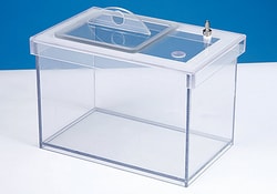 Euthanex High Volume Induction Chamber for use in Fume Hood, 11.5"" L x
